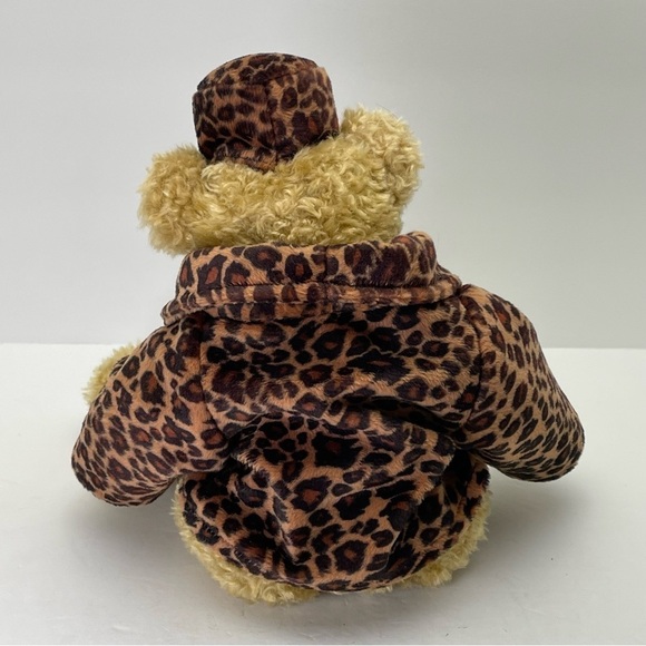 Isabella Leopard Print Jacket and Hat 13” Bear Ty 1993 - Picture 5 of 13